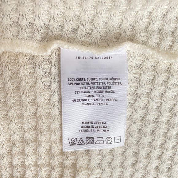 NWT ANTHROPOLOGIE Waffle Turtle Neck Tunic - Picture 9 of 11